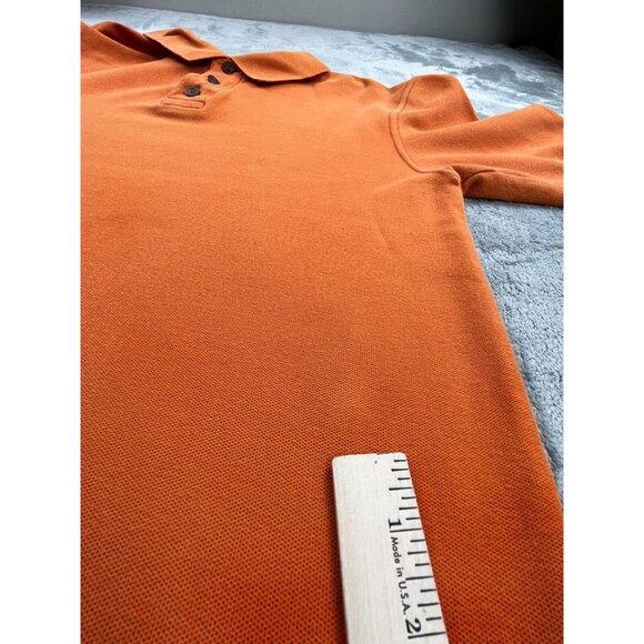 Bob Timberlake Men’s Medium Orange Polo Golf Shirt Short Sleeve Collared Casual - Picture 8 of 13